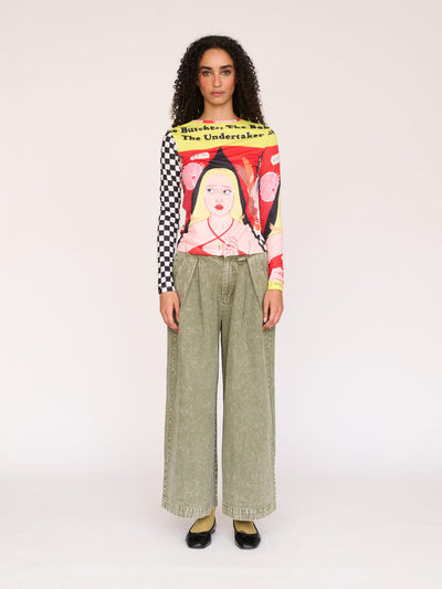 model:Furra wears size S and is 5’10”