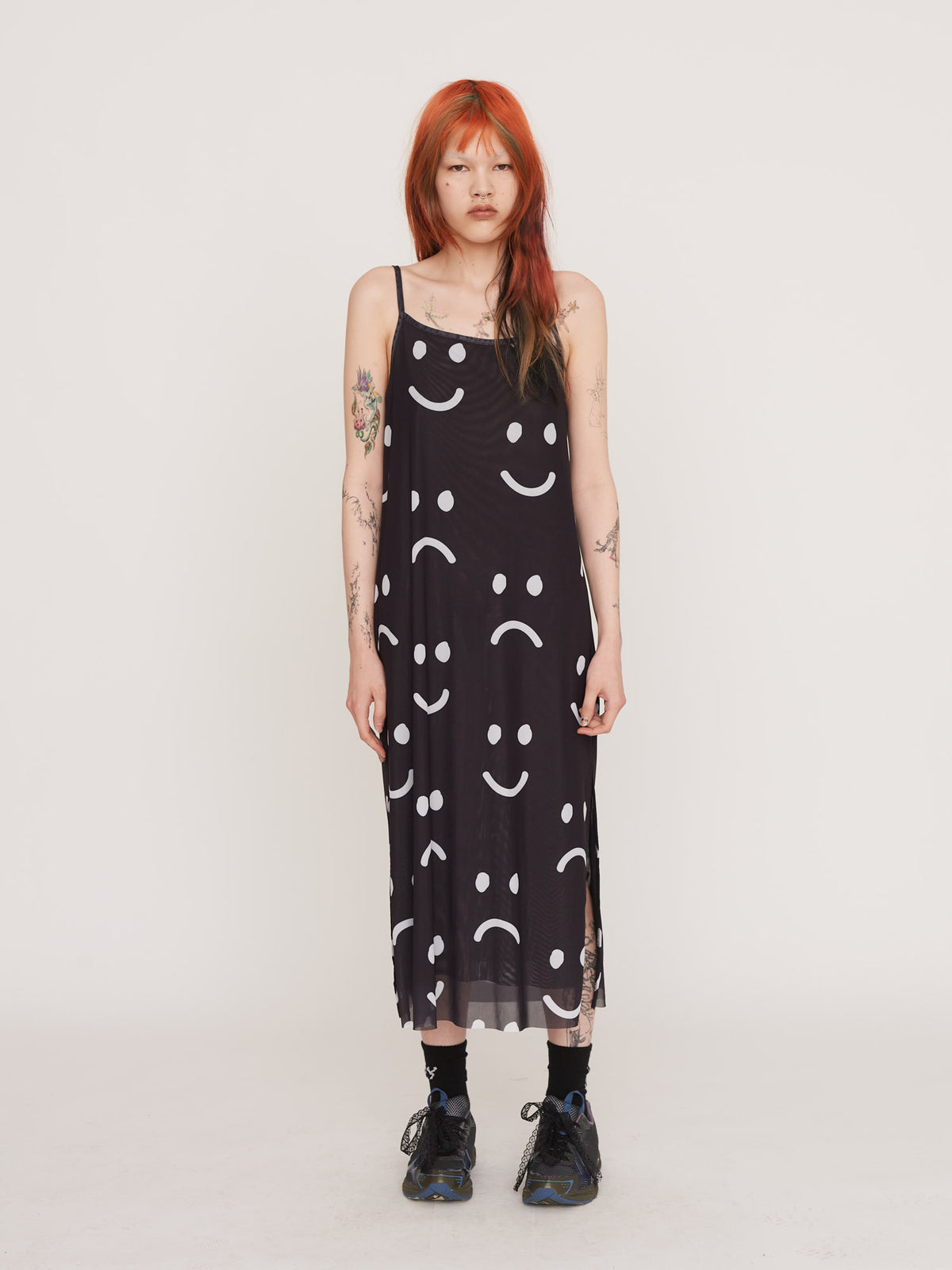 Happy Sad Mesh Dress