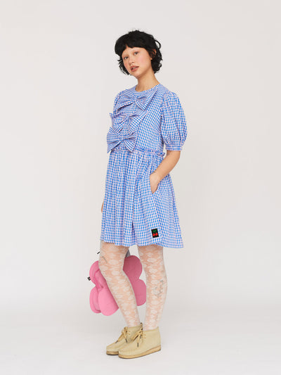 Picnic Bow Smock Dress