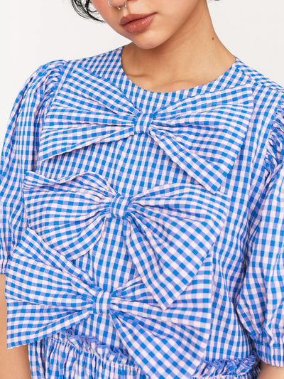 Picnic Bow Smock Dress