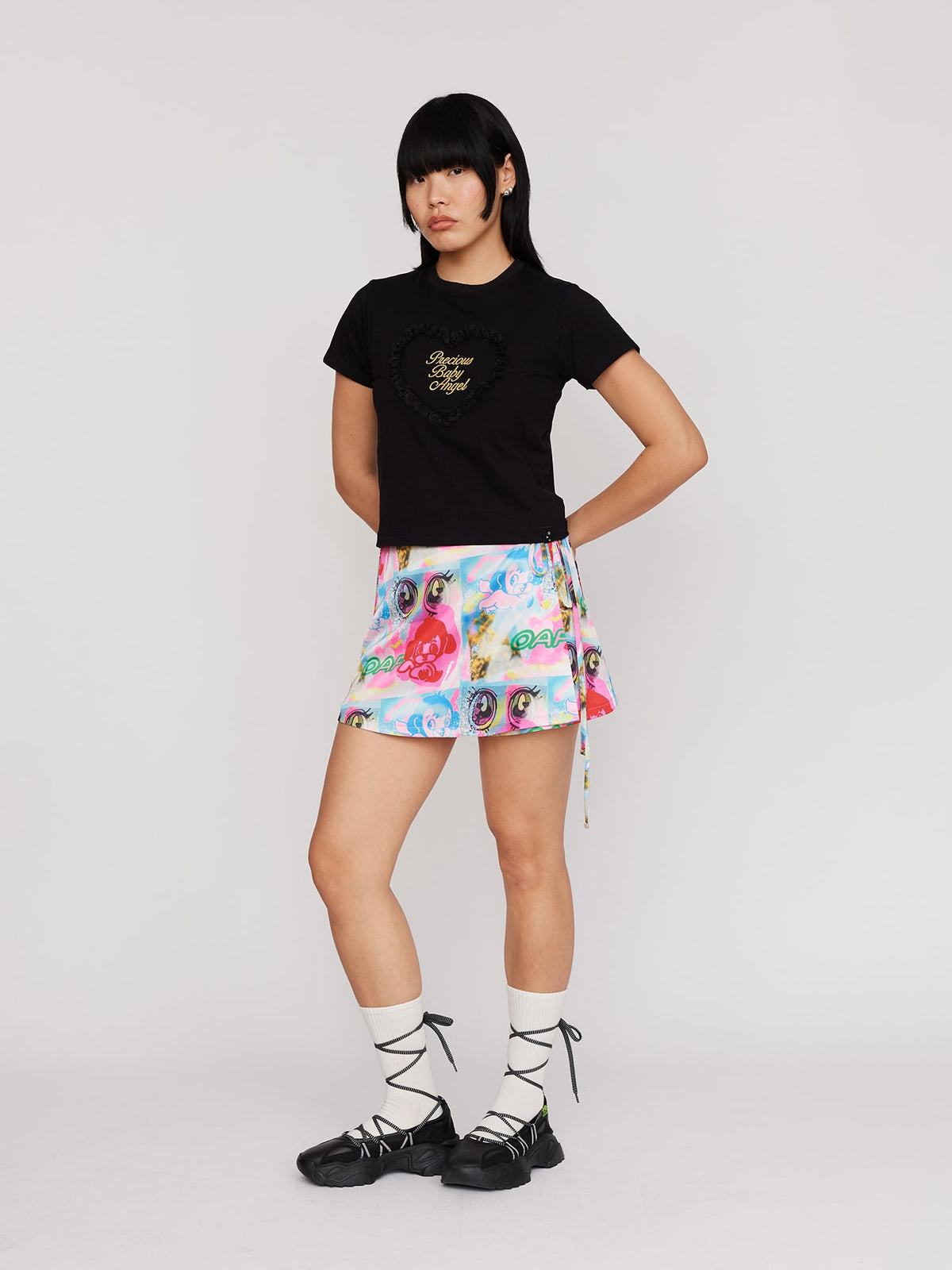 Lazy Pup Mini Skirt