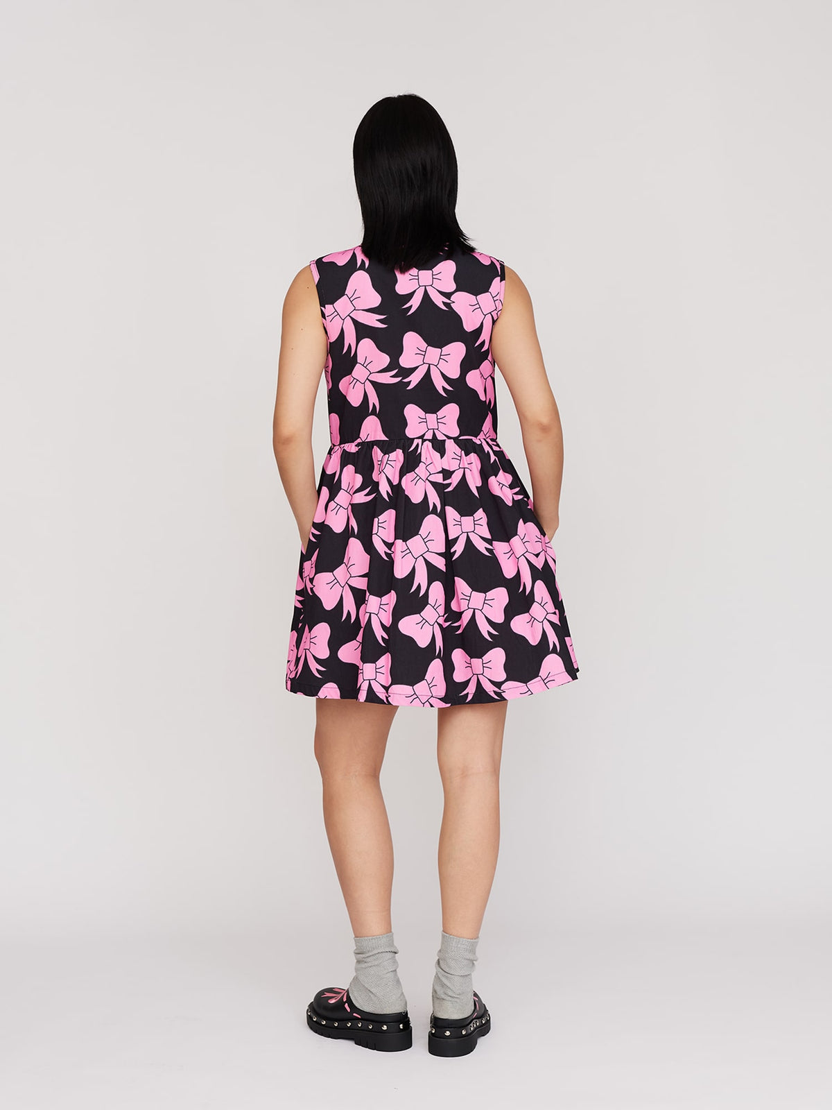 Tied In A Bow Gilet Mini Dress