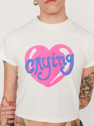 Crying Fitted Tee