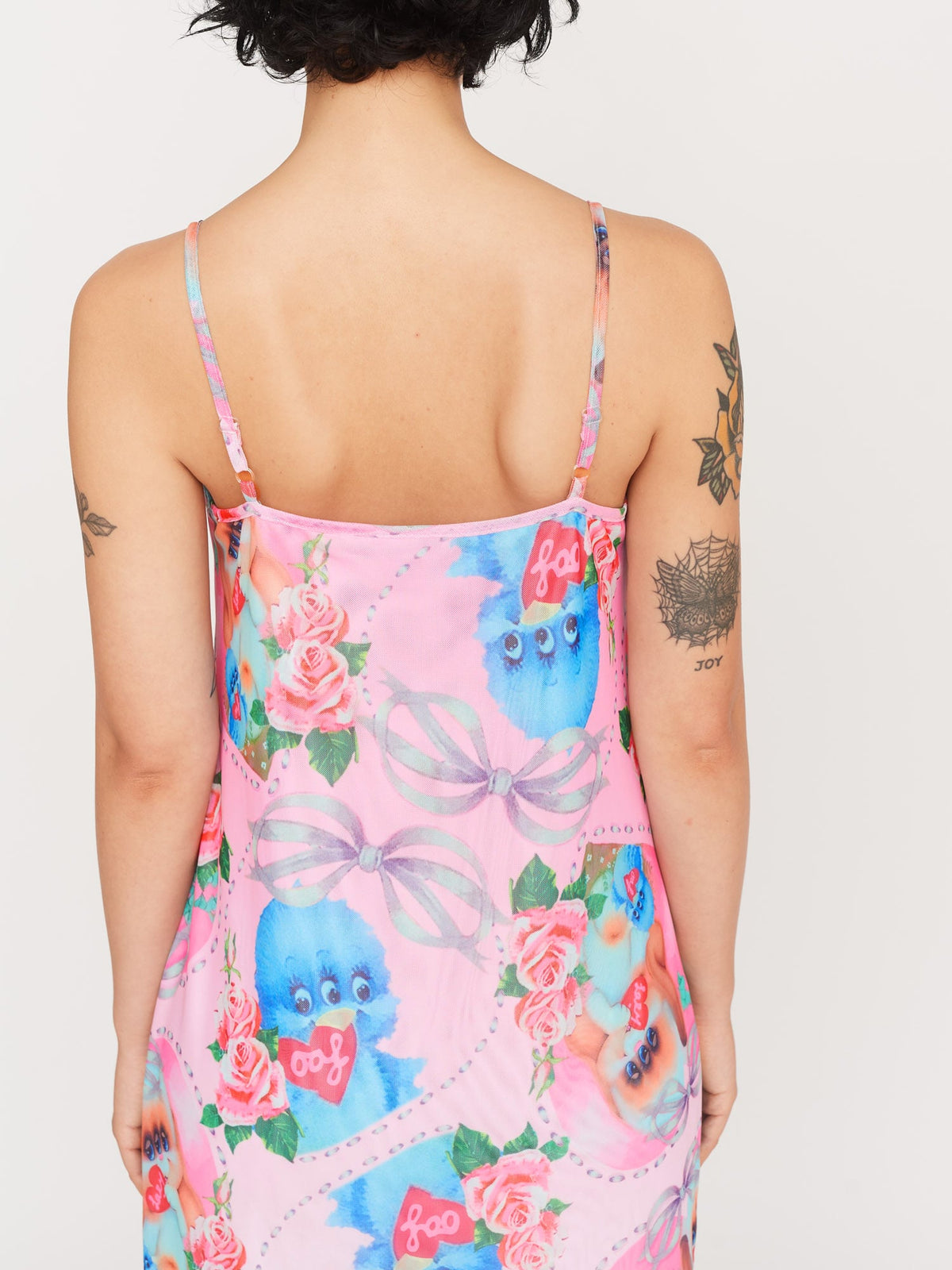 Three Eyed Pup Mesh Dress