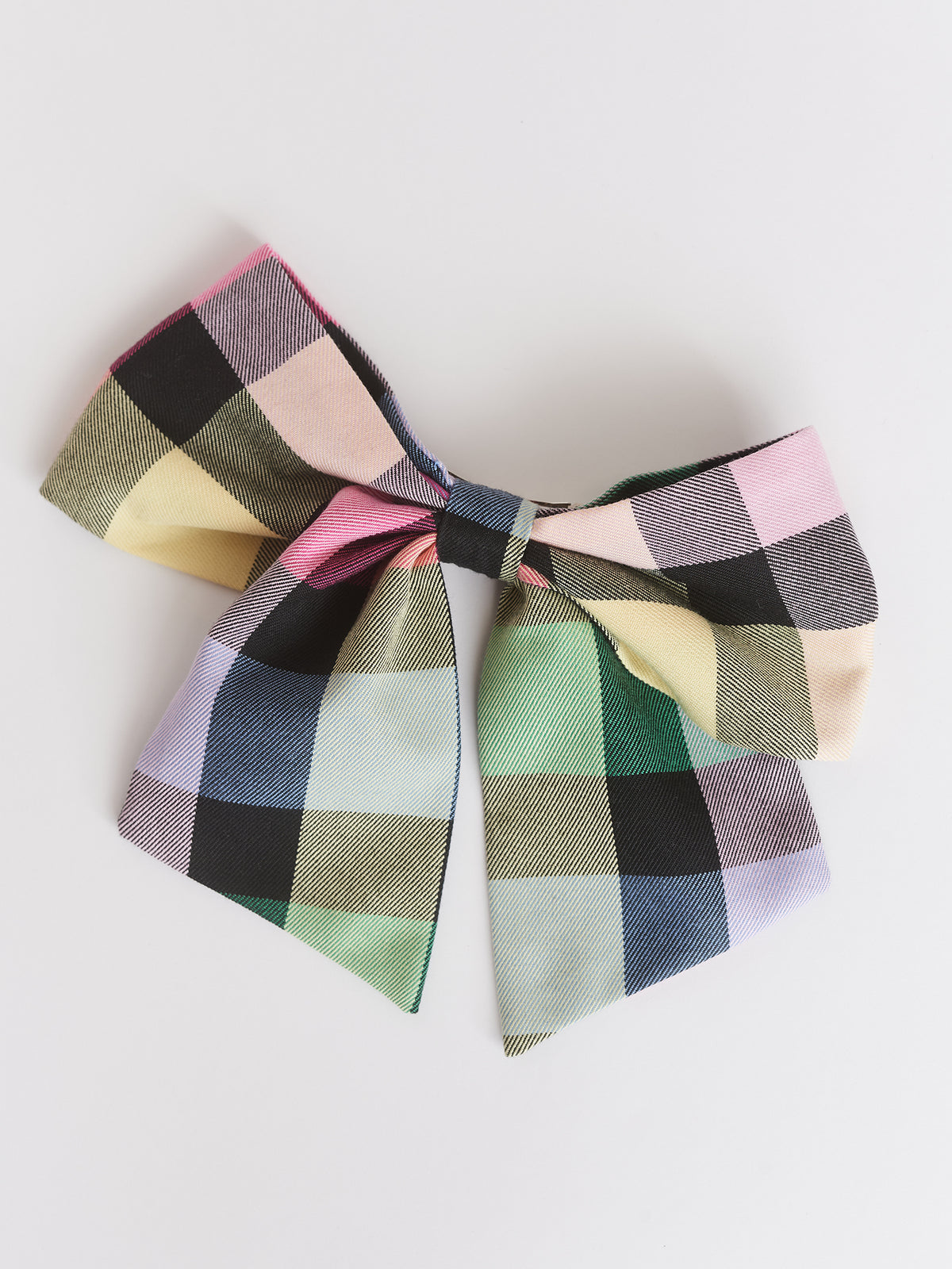 Checkmate Bow Hair Clip