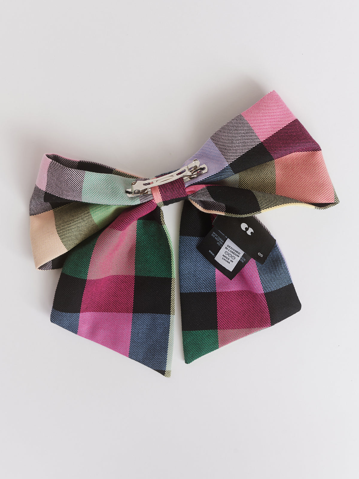 Checkmate Bow Hair Clip