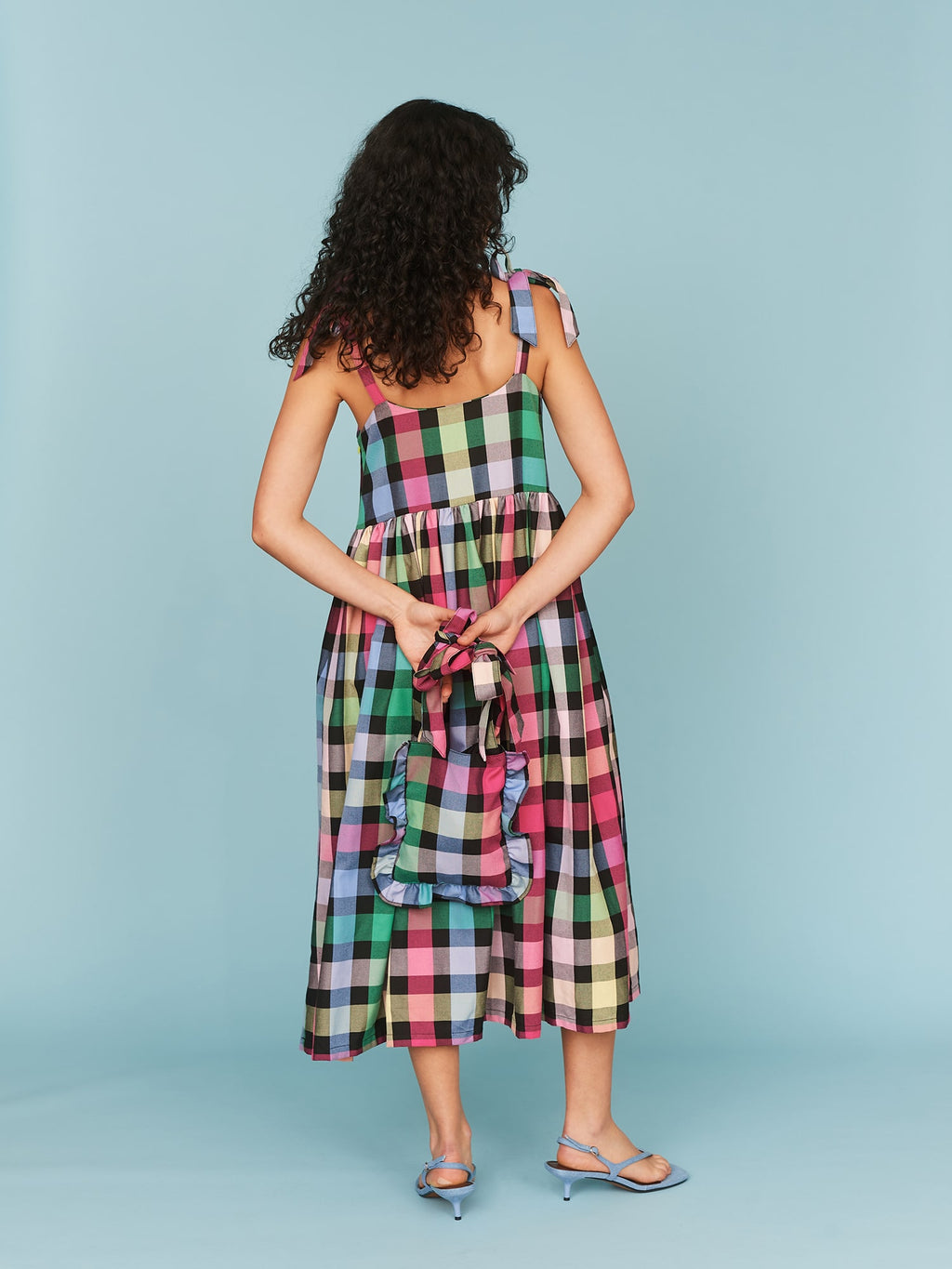 Checkmate Bow Strap Dress