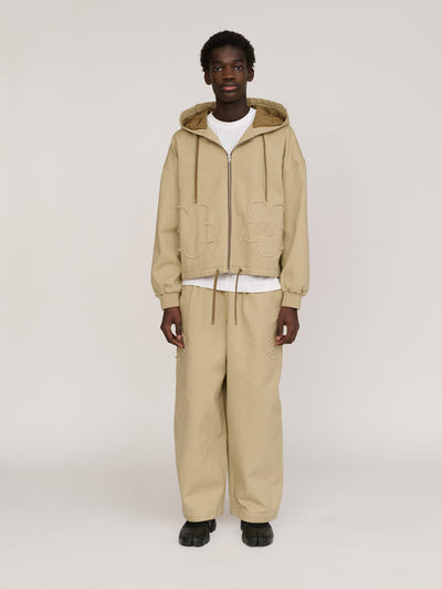 model:Elhadj wears size L and is 6’1”