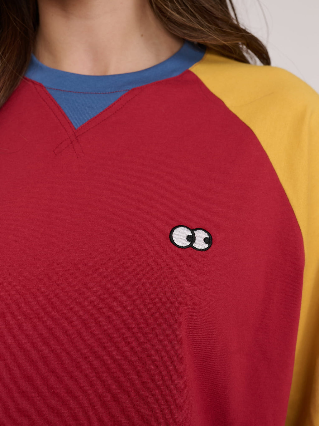 Colour Block Raglan T-shirt