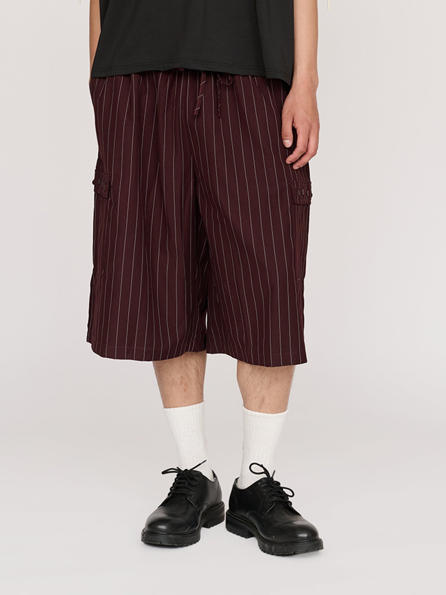 Seeing Double Pinstripe Shorts – Lazy Oaf