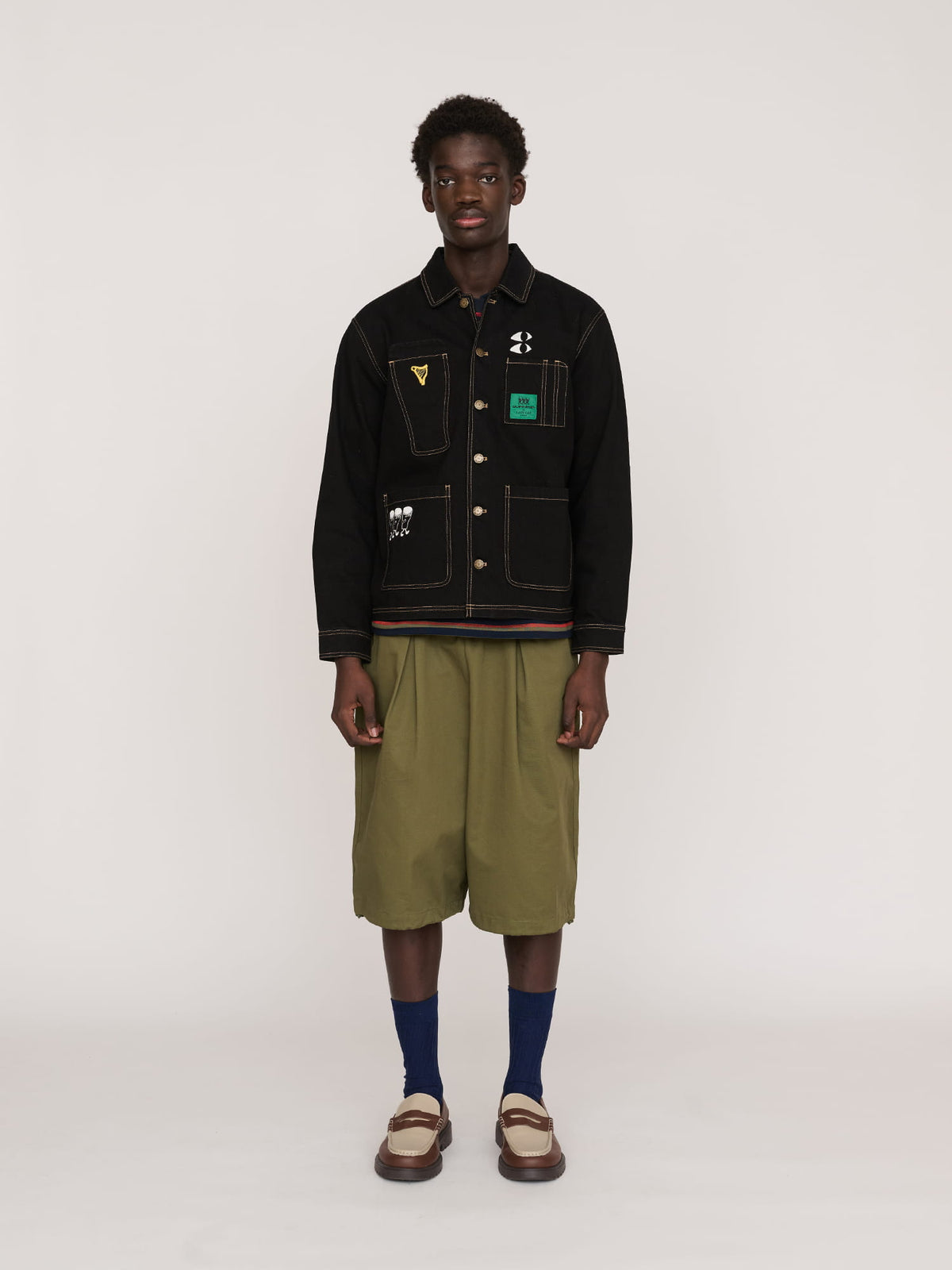  model:Elhadj wears size L and is 6’1”