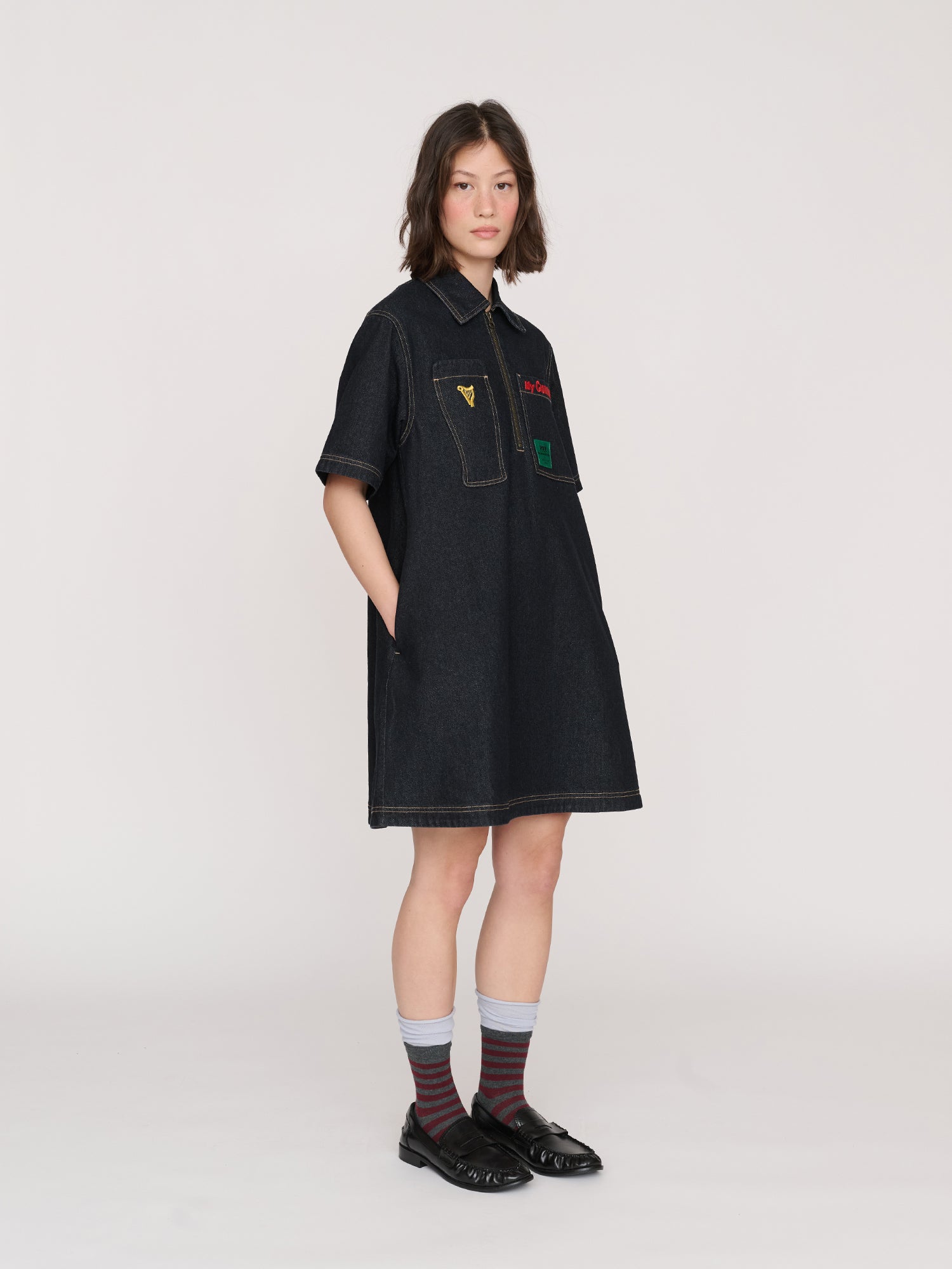 Guinness x Lazy Oaf Pint Pocket Dress