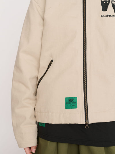 Guinness x Lazy Oaf Zip Twill Jacket