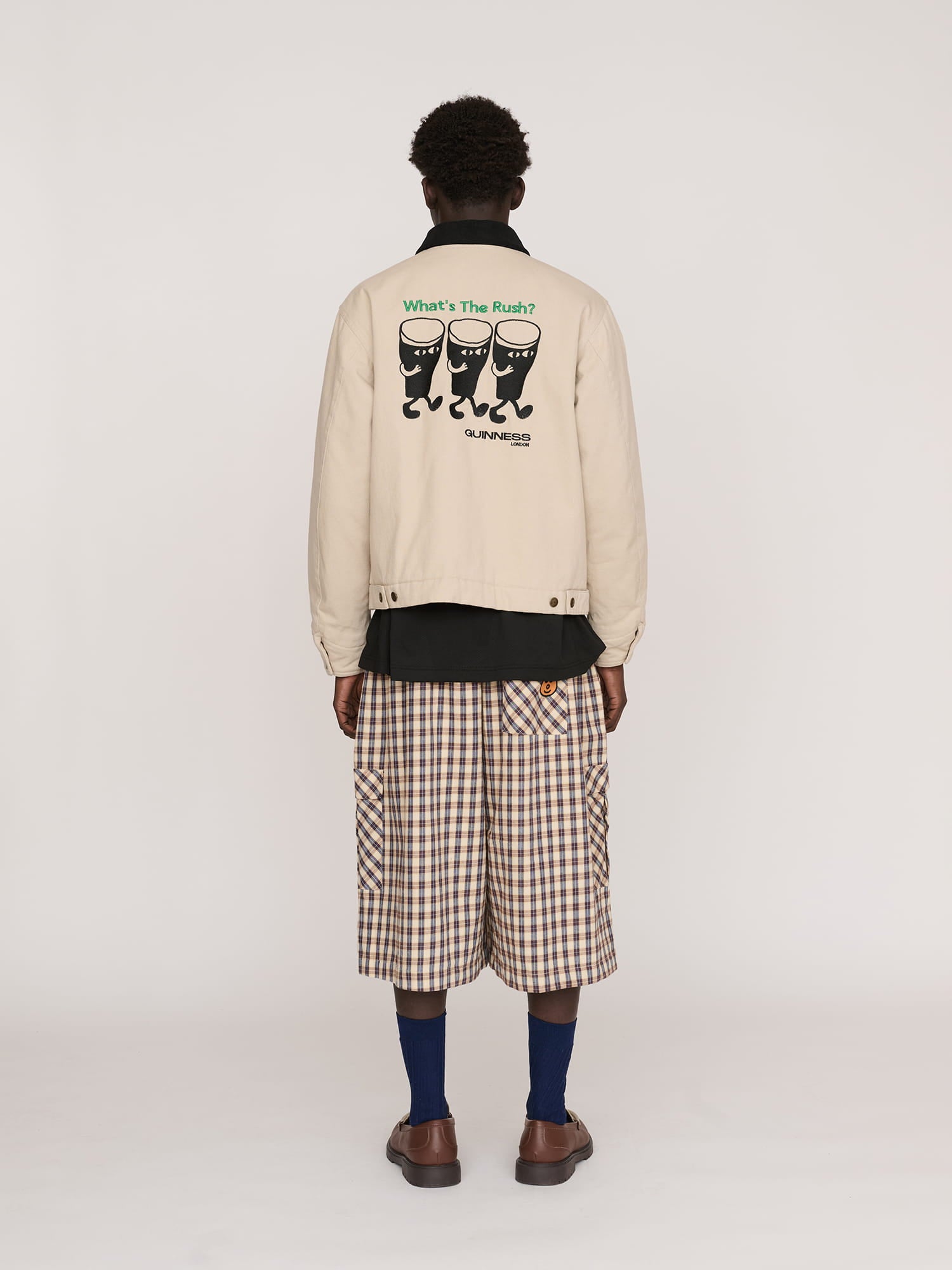 Guinness x Lazy Oaf Zip Twill Jacket