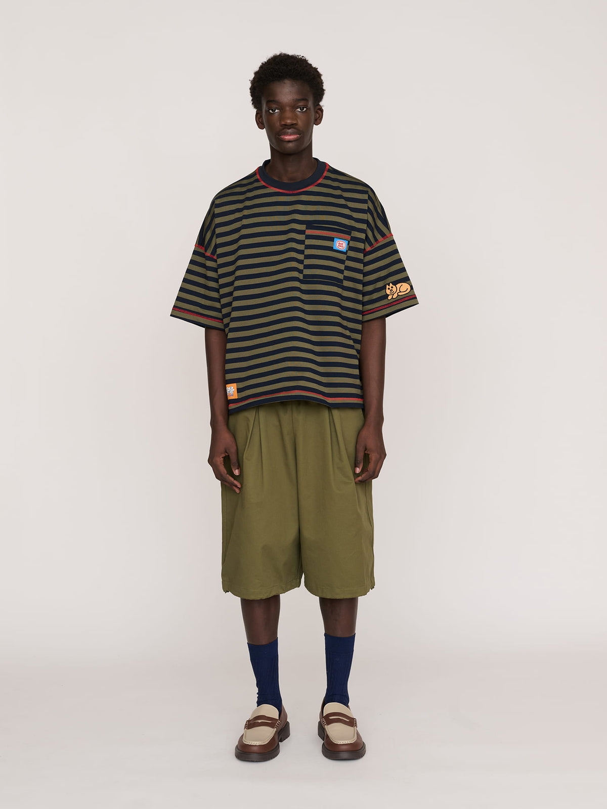model:Elhadj wears size XS-L  and is 6’1”