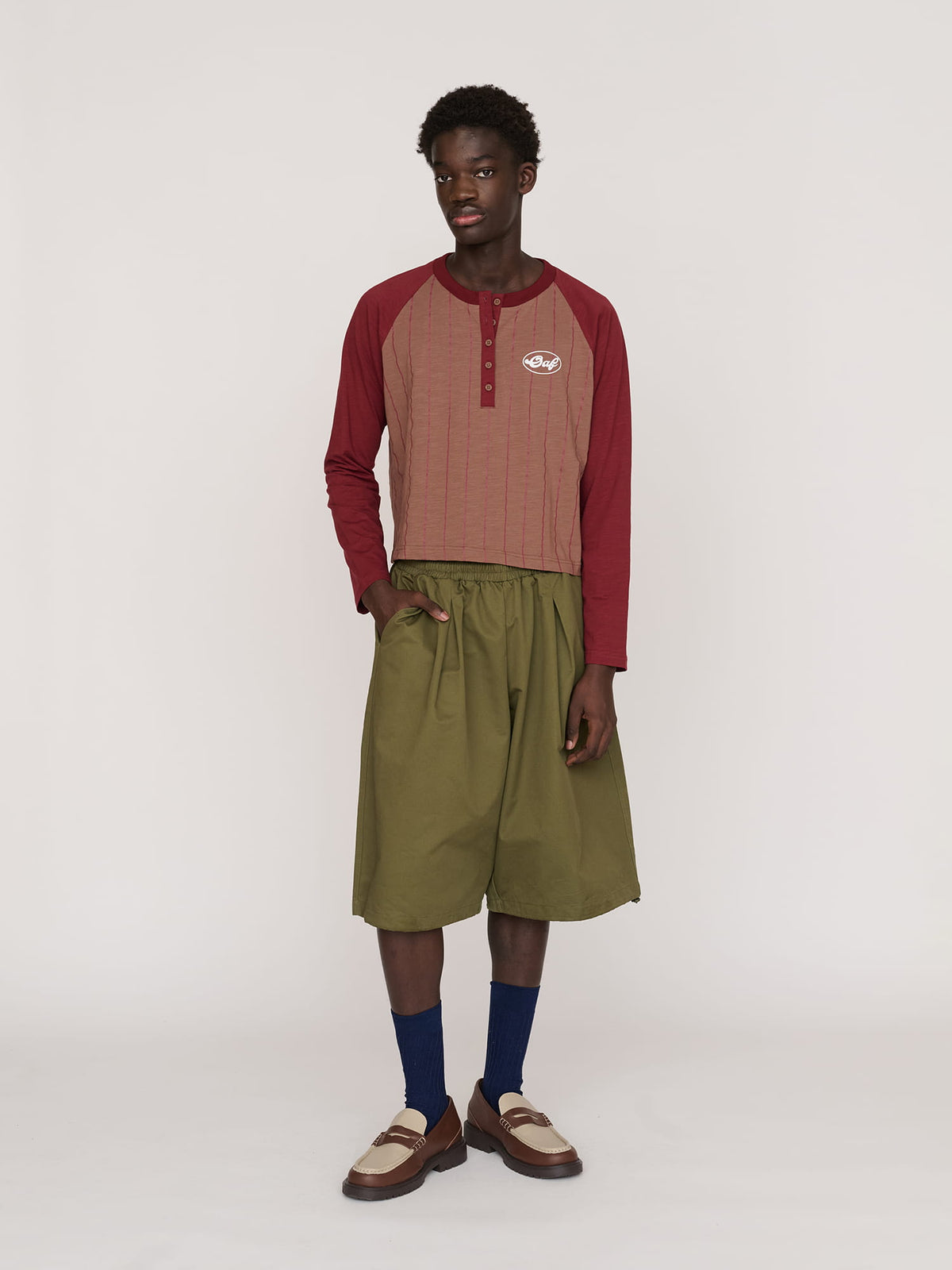 model:Elhadj wears size L and is 6’1”