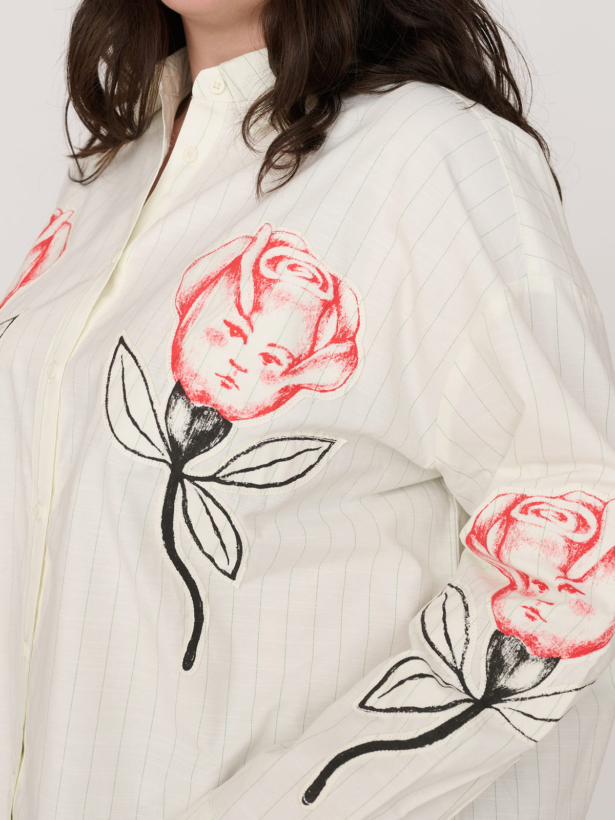 Coming Up Roses Long Sleeve Shirt