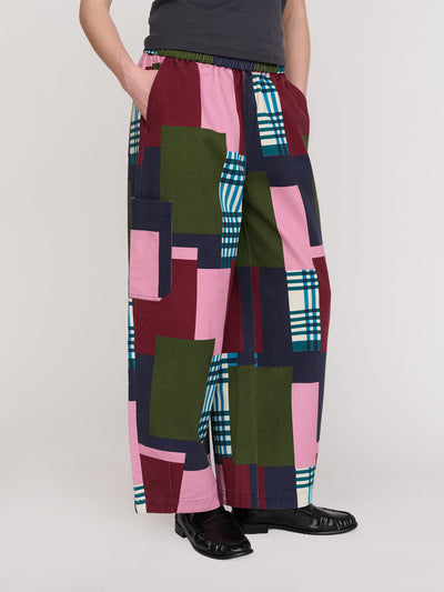 Bev Patched Up Barrel Trousers - Shipping From 17/03