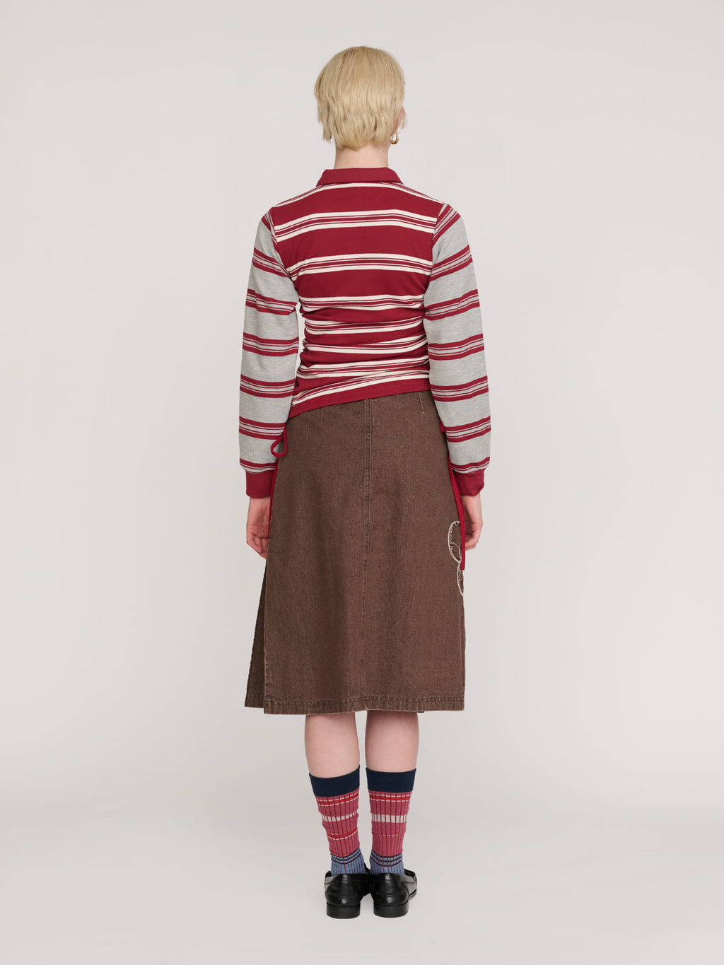 model:Emmie wears size S and is 5’6”