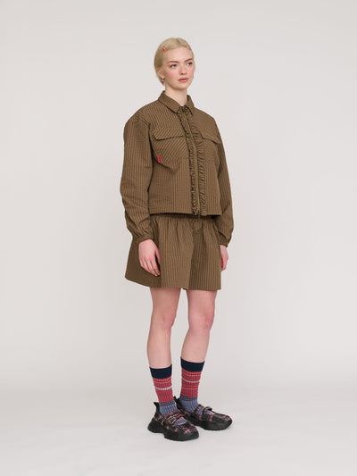 model:Emmie wears size S and is 5’6”