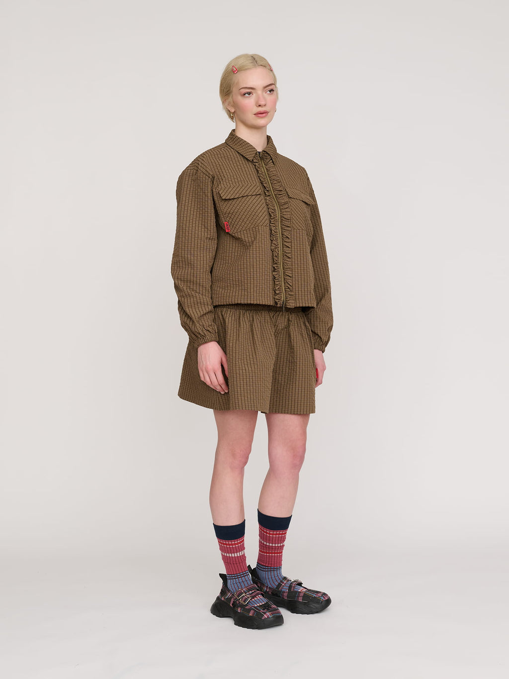 model:Emmie wears size S and is 5’6”