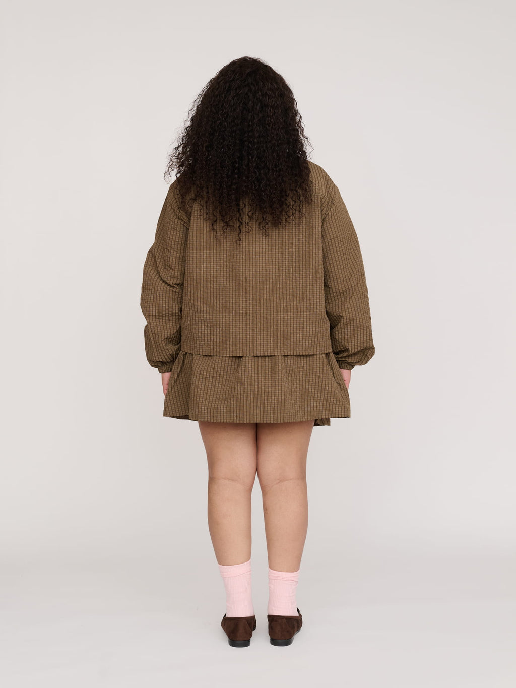 Zip Up Frill Track Jacket