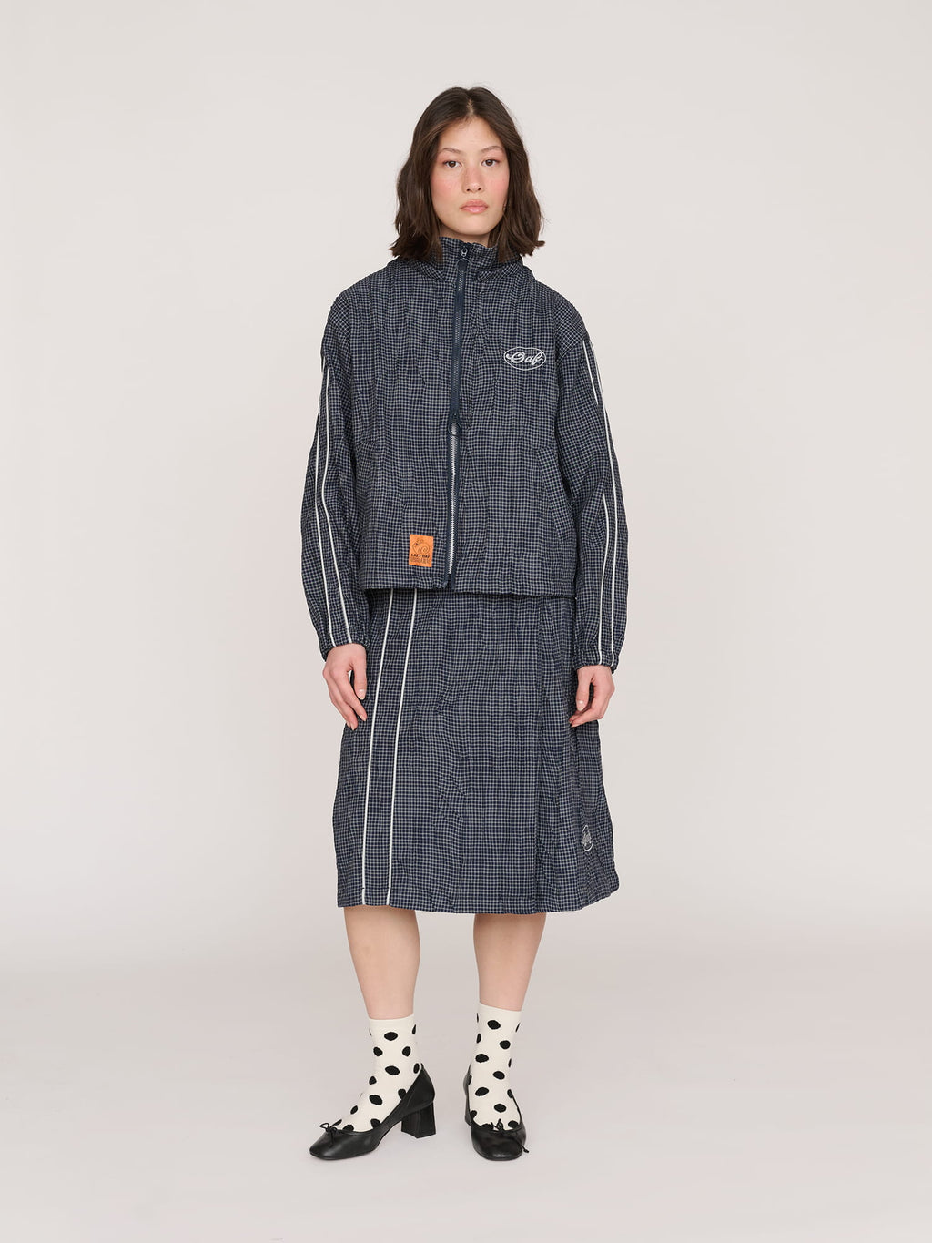 model:Jess wears size S and is 5’7”