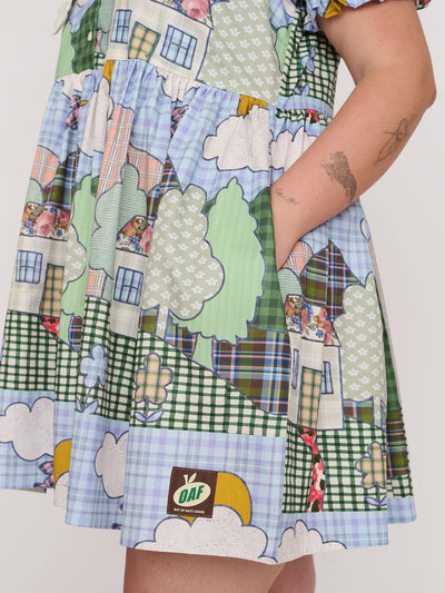 Fete Games Ruffle Collar Dress