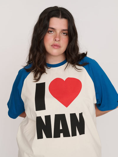 I Love Nan Raglan T-shirt