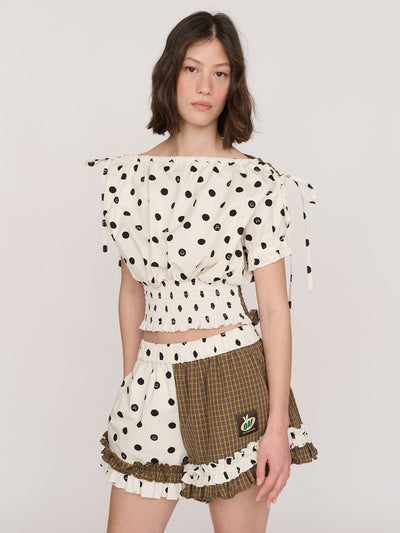 model:Jess wears size S and is 5’7”