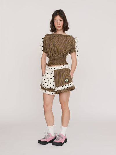 model:Jess wears size S and is 5’7”