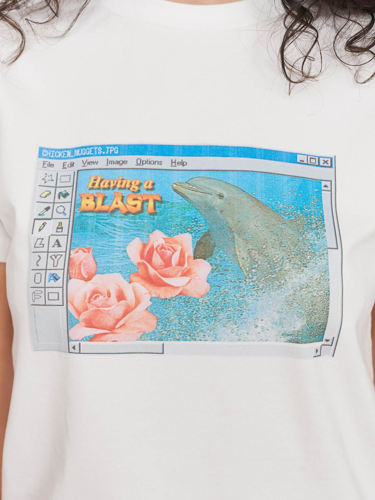 Having A Blast Fitted T-shirt