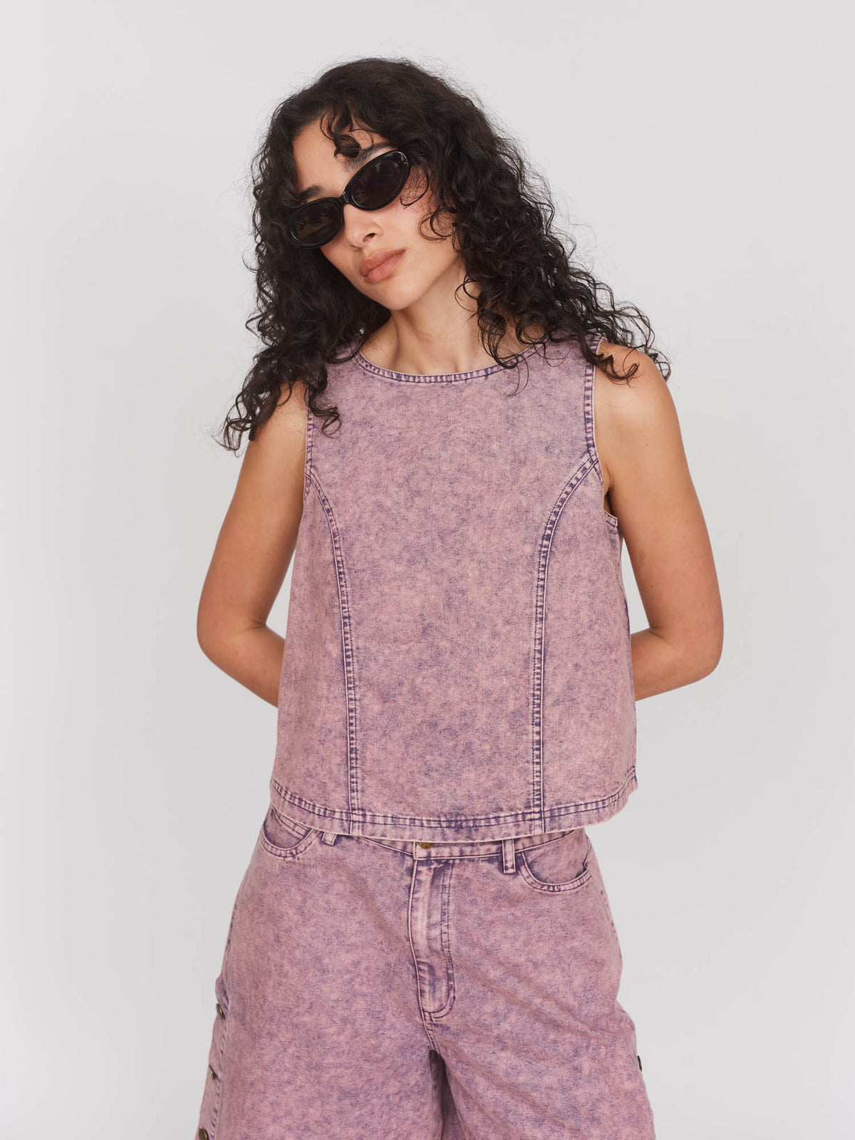 Tan Lines Denim Set