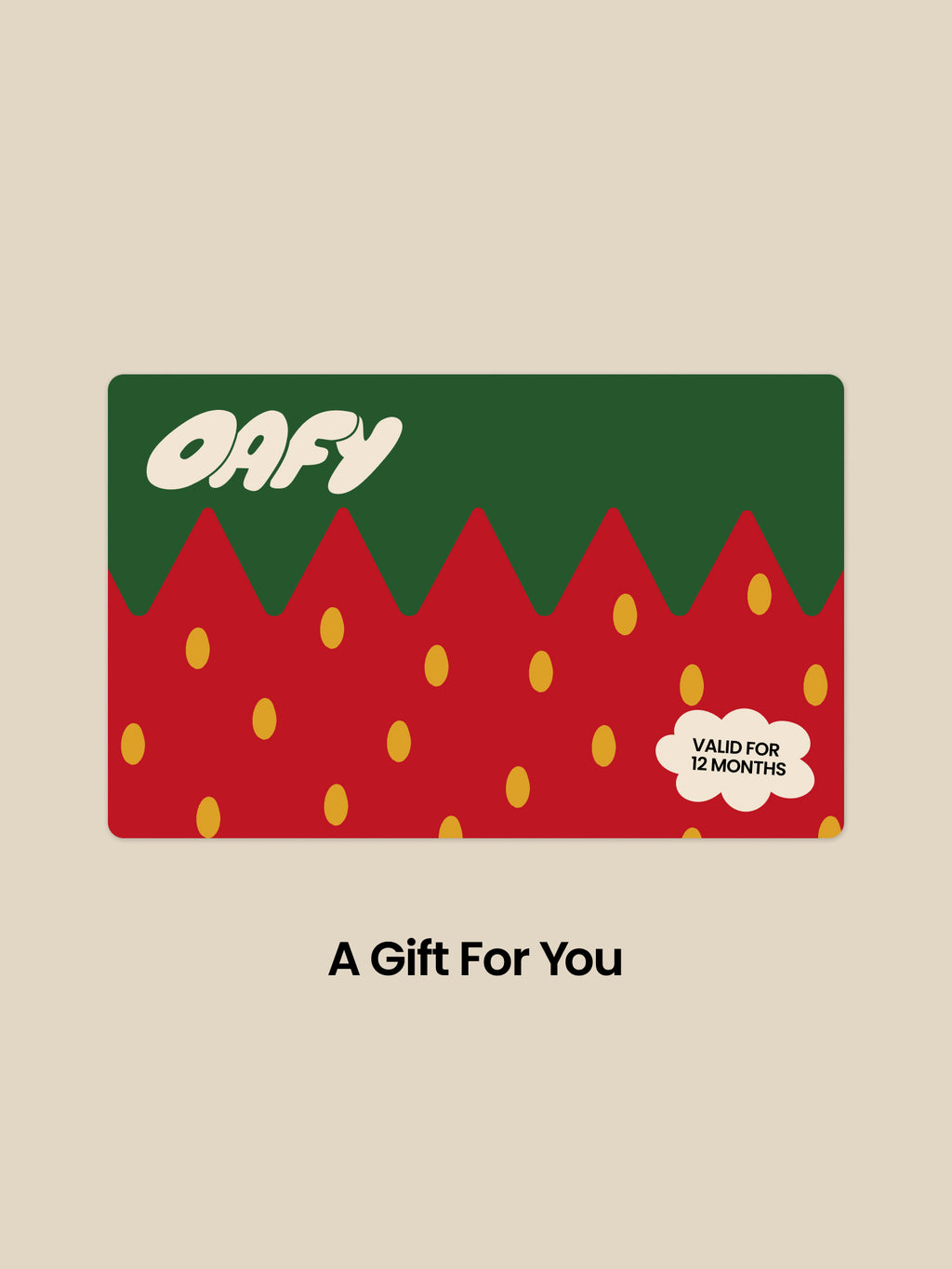 Gift card illustration