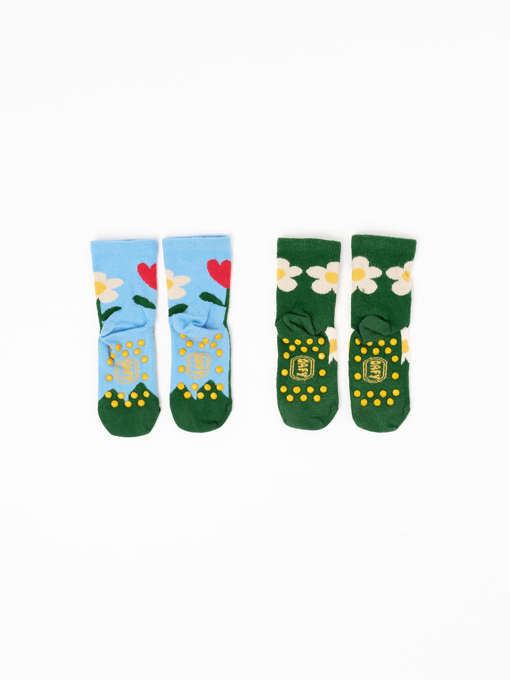 Blue Flower Garden Sock Set