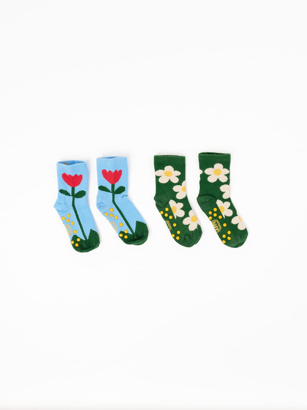 Blue Flower Garden Sock Set