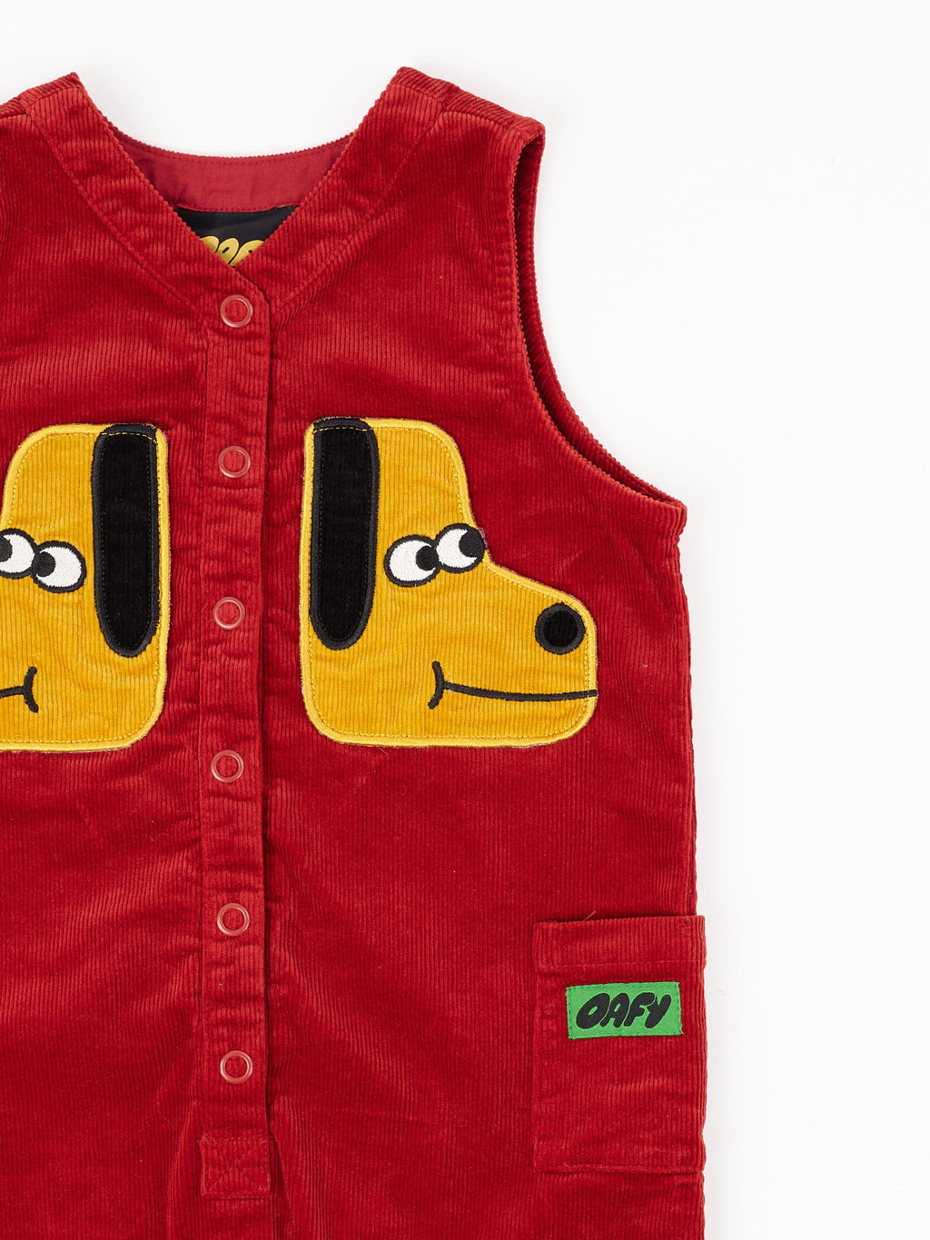 Pocket Dog Cord Romper
