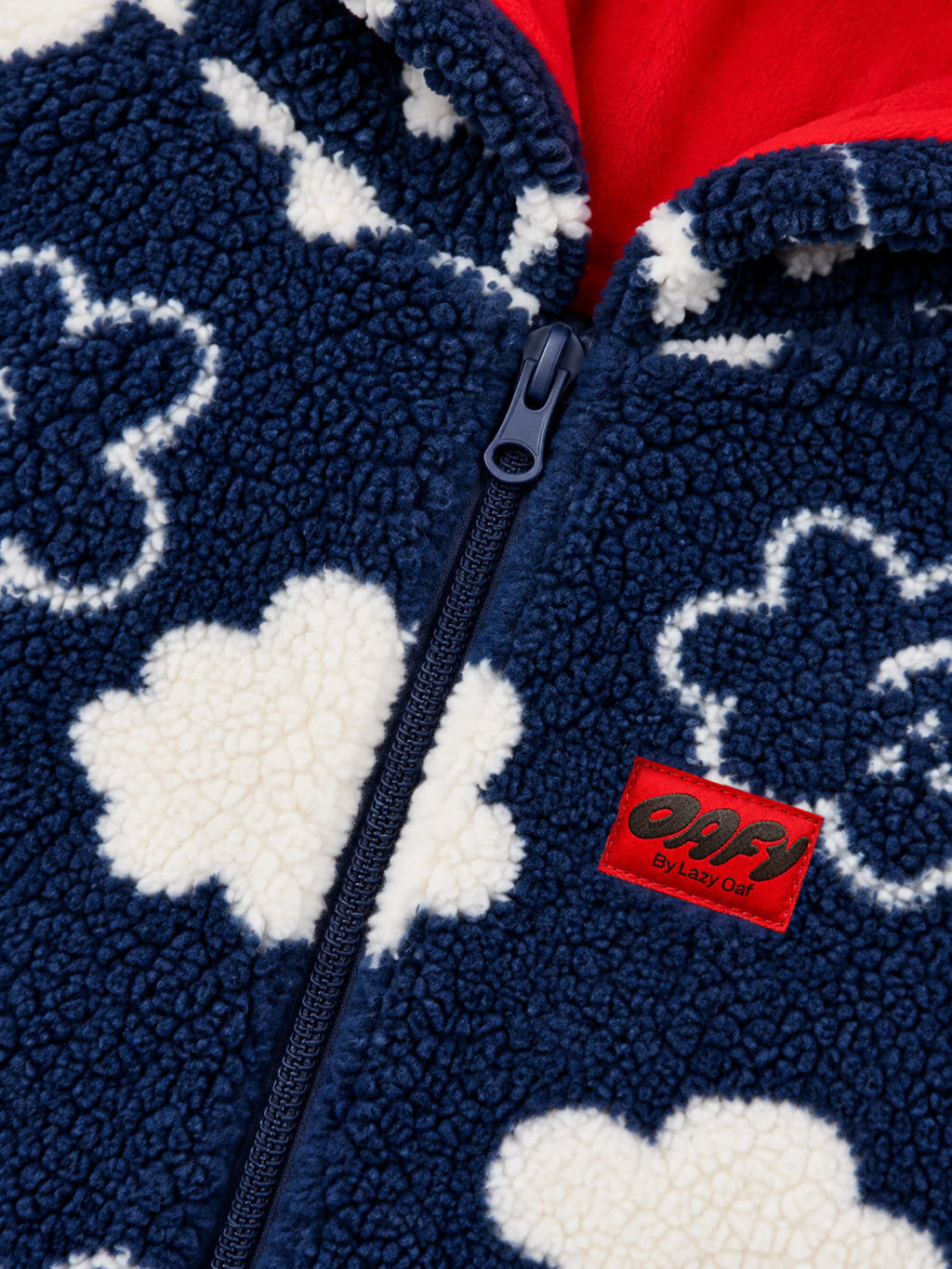 Happy Cloud Fleece Zipped Onesie