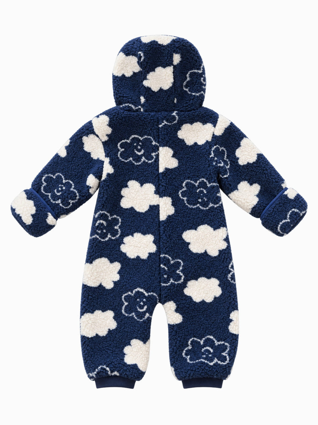Happy Cloud Fleece Zipped Onesie