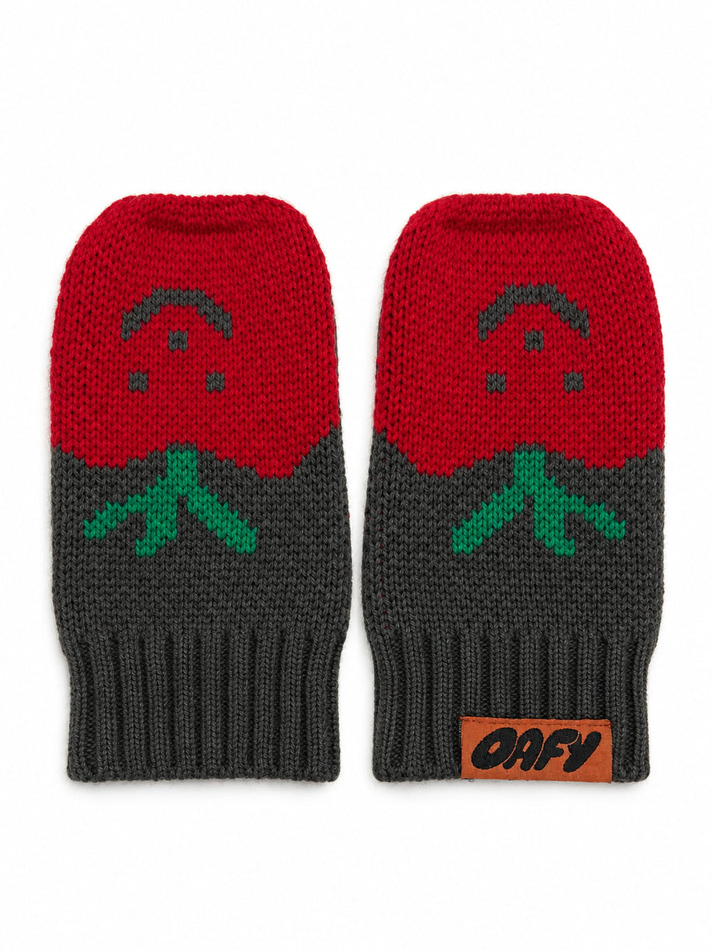 Apple Knitted Mittens