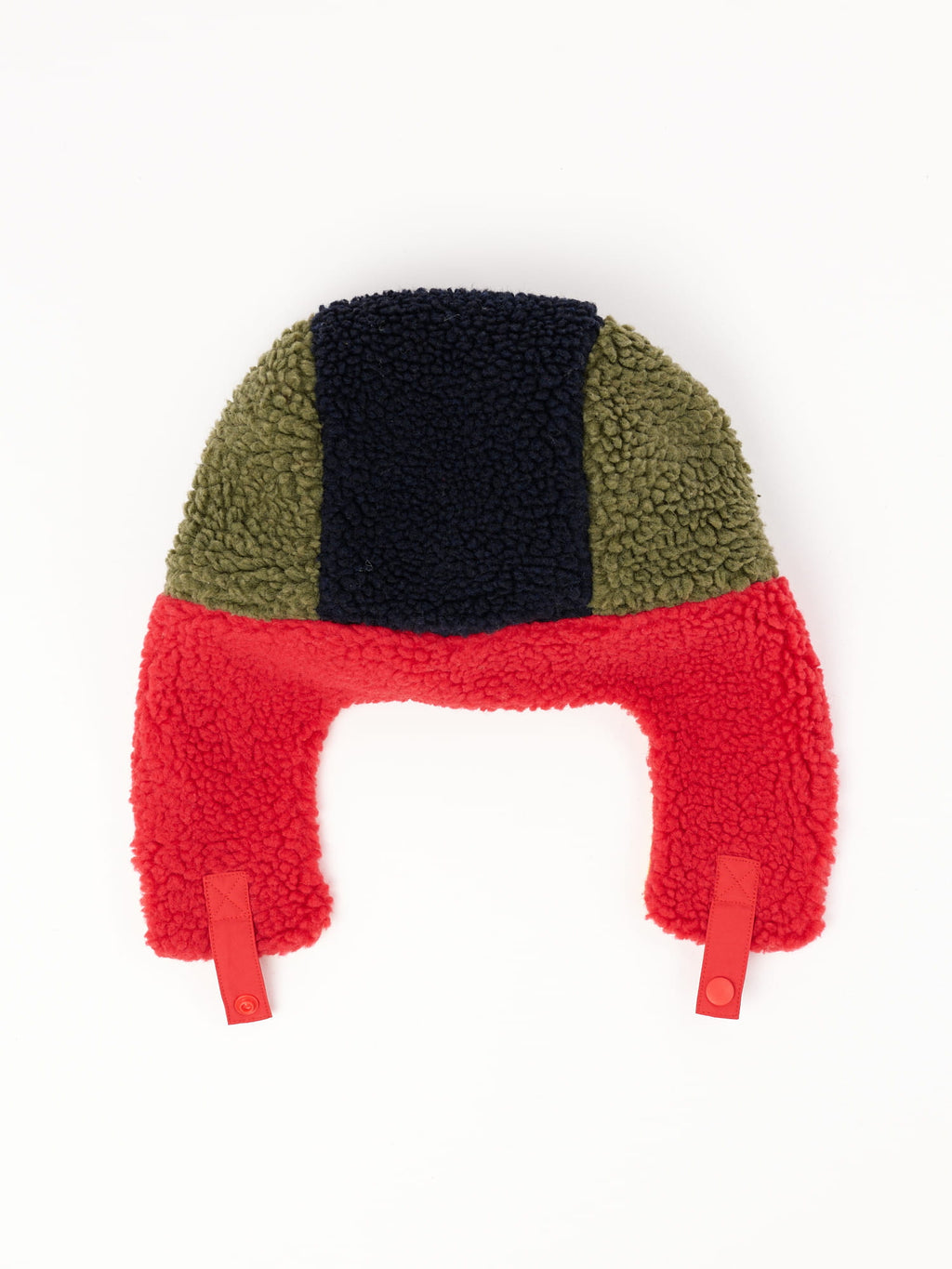 Colour Block Fleece Trapper Hat