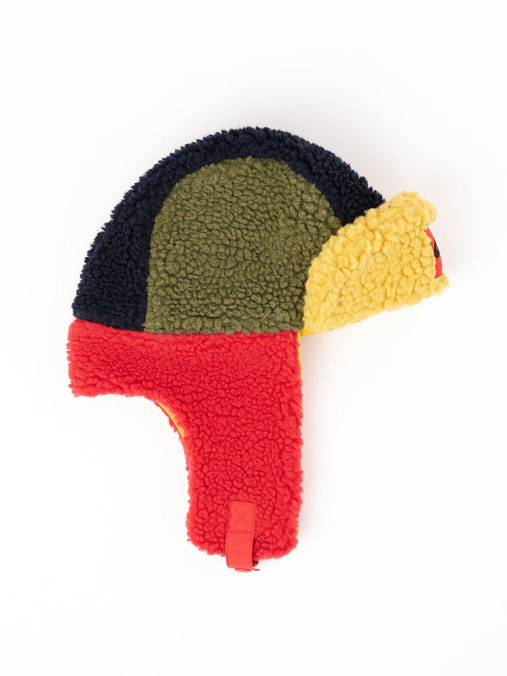 Colour Block Fleece Trapper Hat