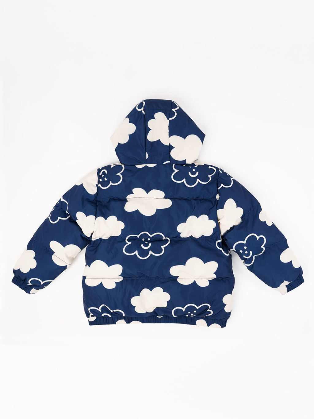 Happy Clouds Puffer Hooded Jacket