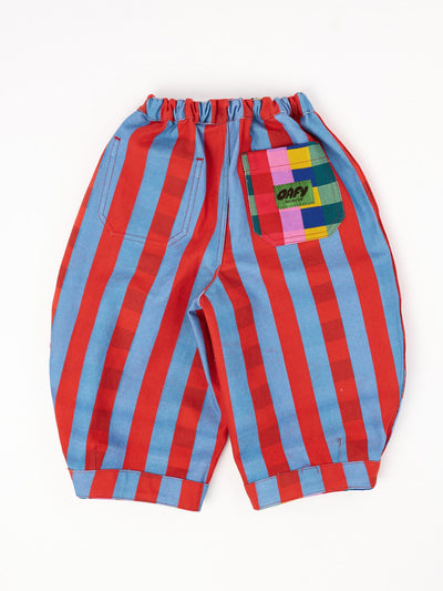 Reversible Bright Bev Barrel Trousers