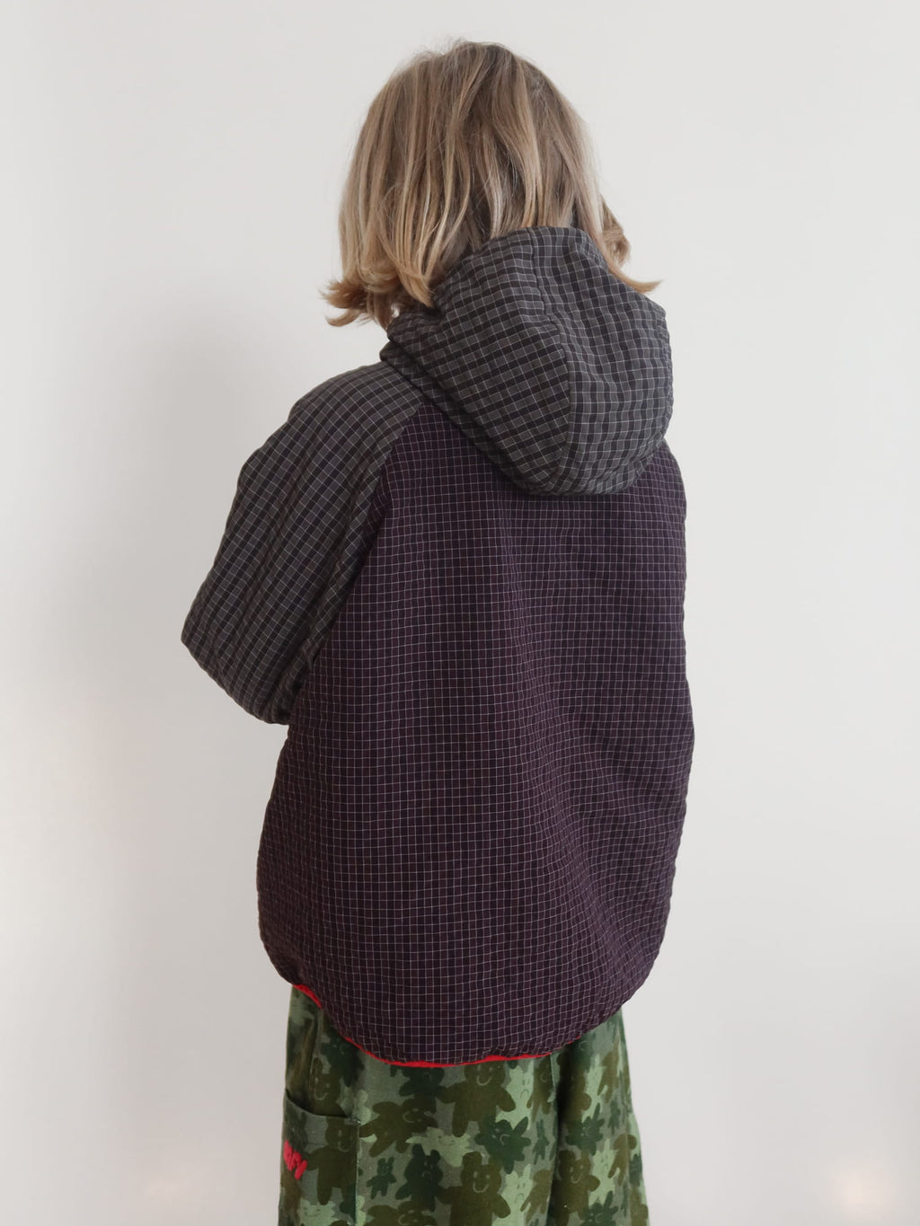 Reversible Checkered Jacket
