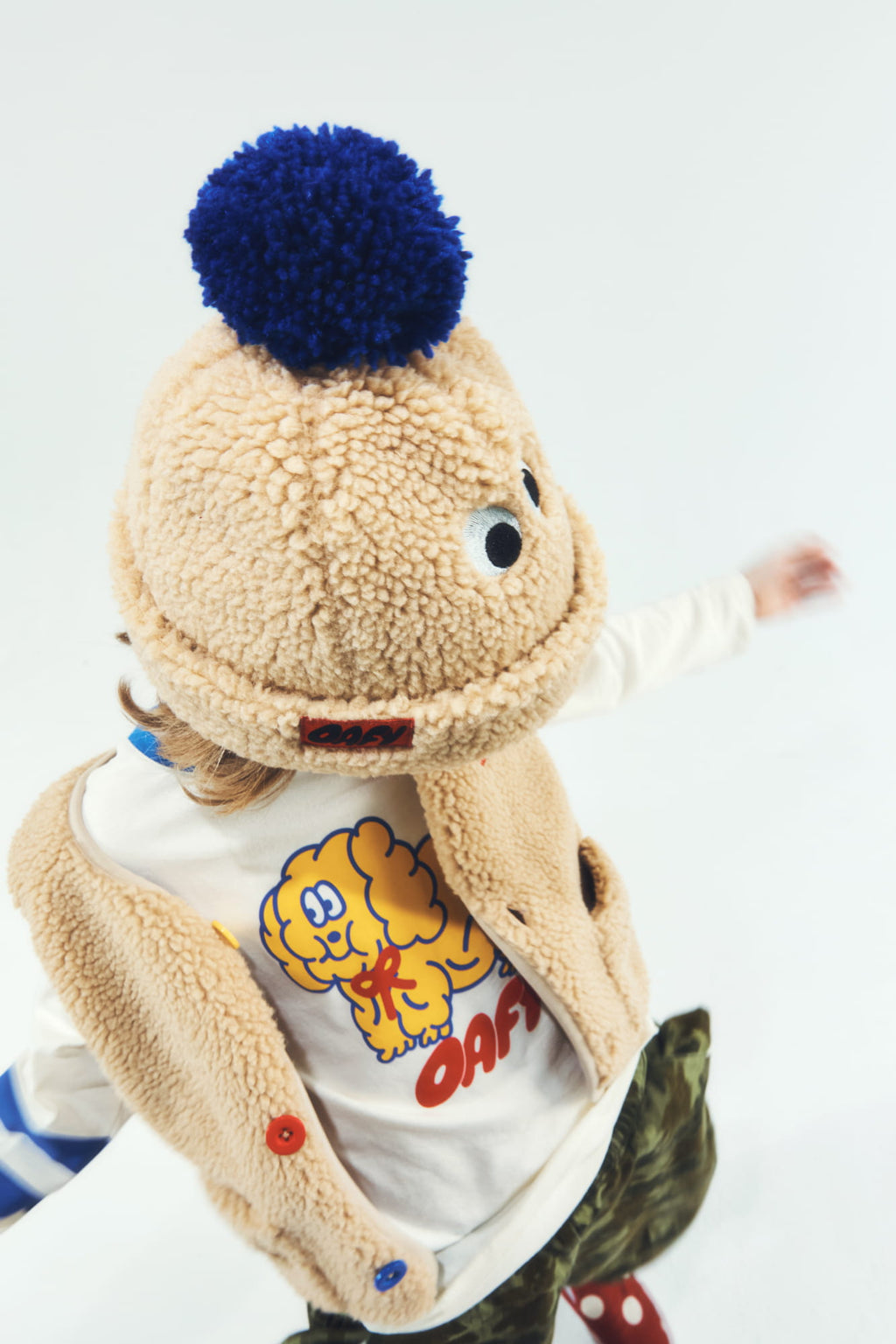 Side Eye Fleece Beanie