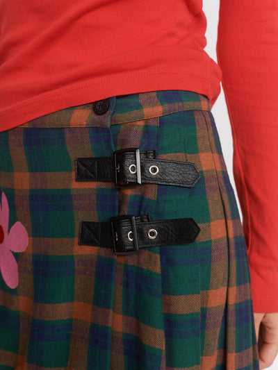 Outsiders Division x Lazy Oaf Flower Bed Kilt