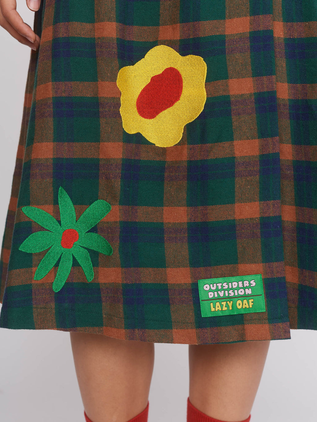 Outsiders Division x Lazy Oaf Flower Bed Kilt