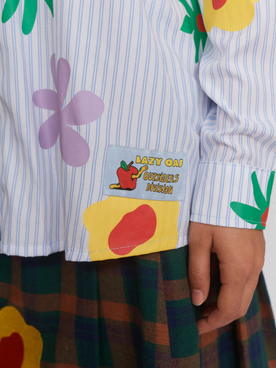 Outsiders Division x Lazy Oaf Flowered Shirt