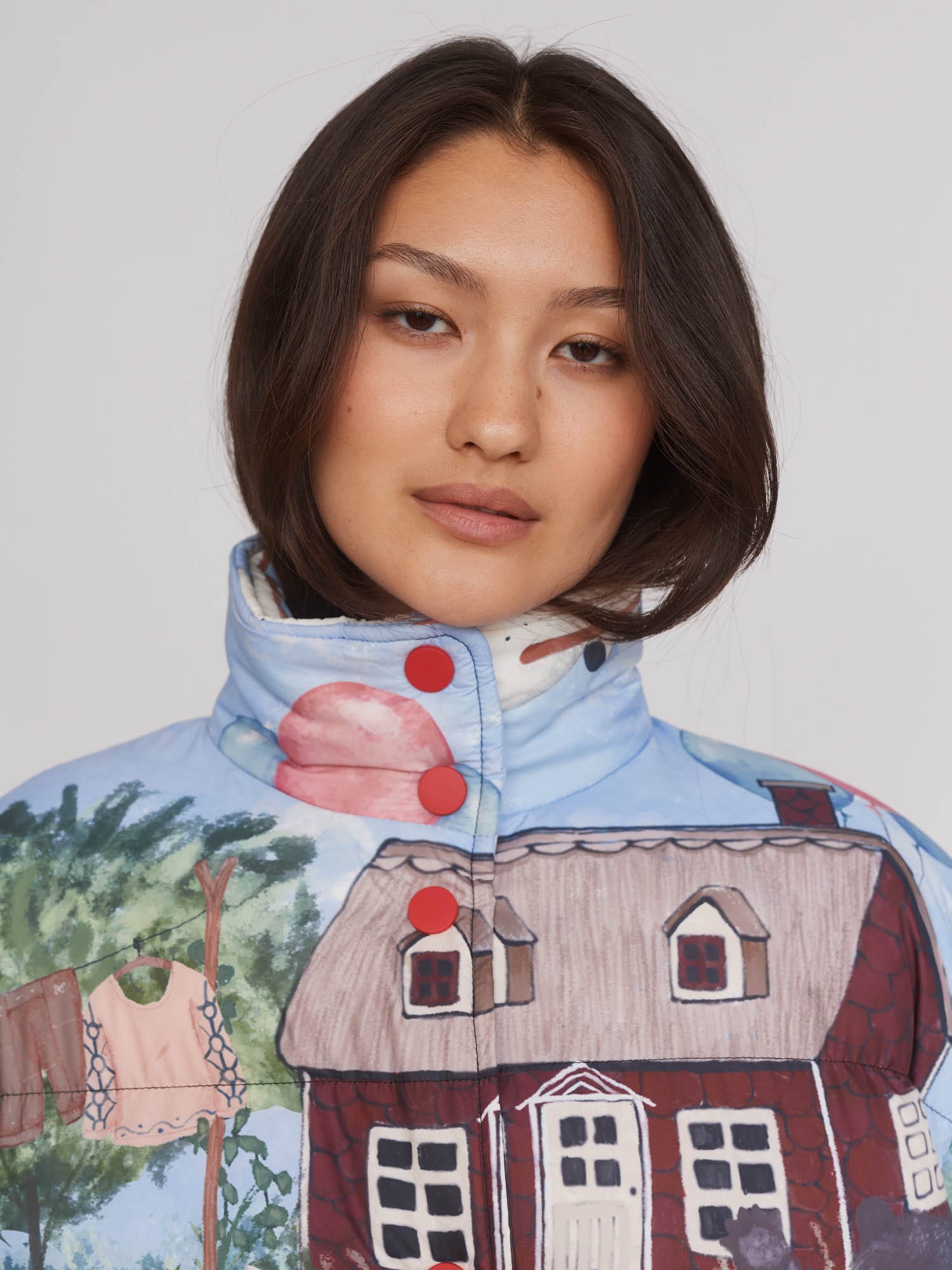 Outsiders Division x Lazy Oaf Garden Puffer Coat